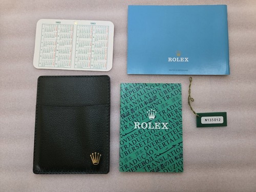Rolex watch case box booklet calendar GMT-MASTER 16700 Green From Japan - Picture 6 of 7