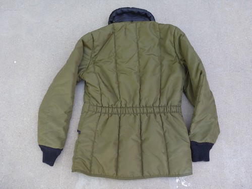 VTG Refrigiwear Insulated Jacket Mens M Green Collared No Hood USA READ DESRIP* - Picture 2 of 22