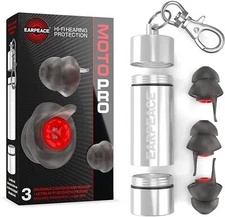 MOTO PRO High Fidelity Earplugs by Earpeace Ear Protection Plugs Biker Motorbike