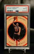 1998-99 Upper Deck Hardcourt - Michael Jordan - #23 - PSA 10 - Bulls - New