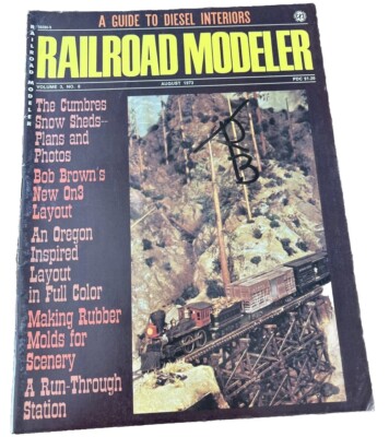 1973 August, Railroad Modeler Magazine,  A Guide To Diesel Interiors
