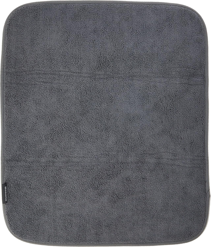 117626 Microfibre Dish Drying Mat Dark Grey 47 X 40 X 1 Cm - Picture 5 of 12