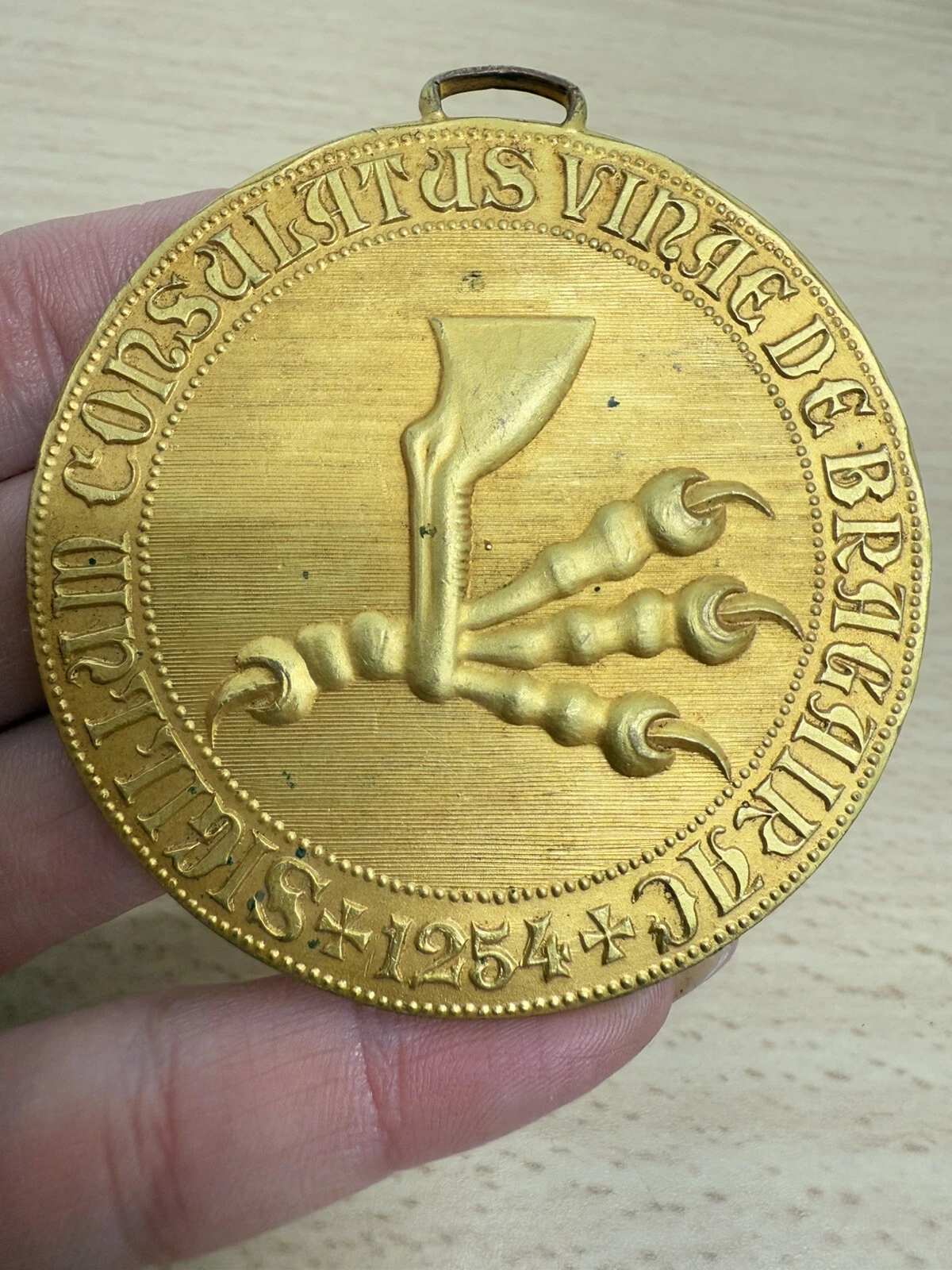 Médaille Sigillum Consulatus Vinae De Bragairac 1254