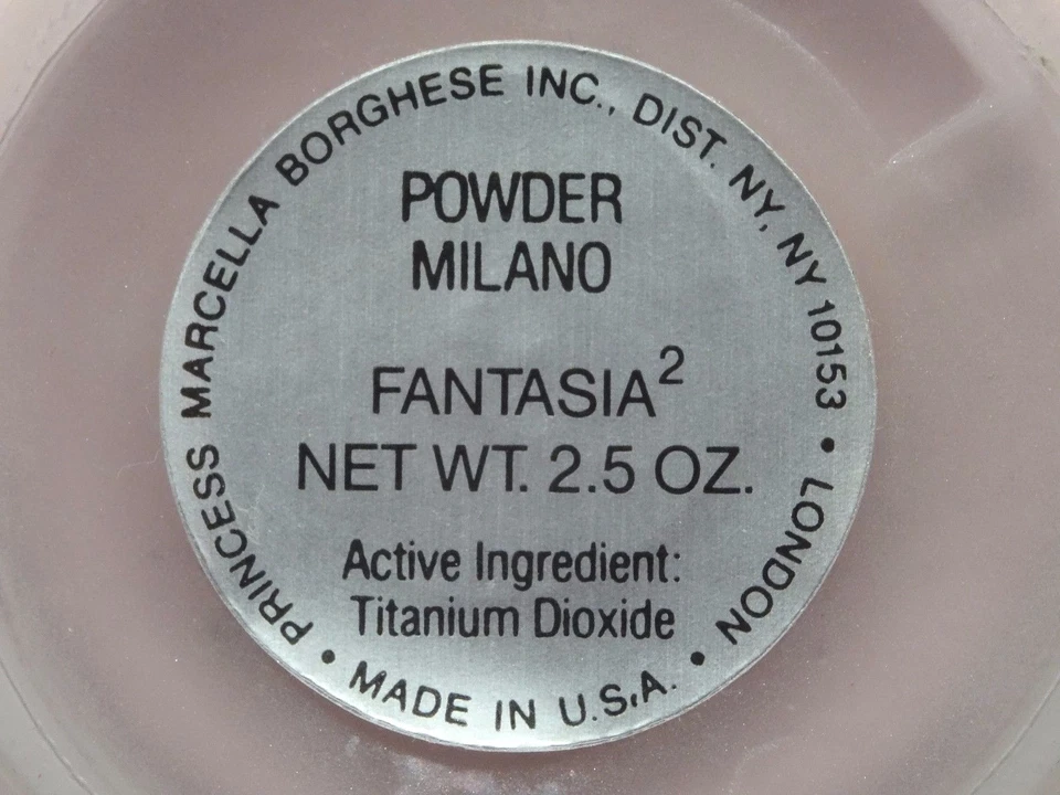 BORGHESE POWDER MILANO - LOOSE FACE POWDER - FANTASIA - 2.5 OZ - NEW IN BOX - Image 2 of 2