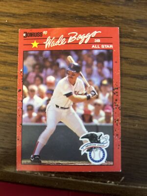 1990 Donruss - ''All-Star Game Performance'' above Stats #712 Wade Boggs
