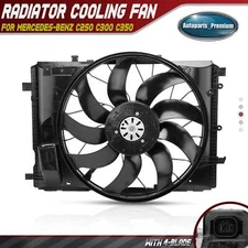 Radiator Fan Assembly for Mercedes-Benz C250 C300 C350 CLS63 AMG E300 S63 AMG