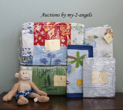 Pottery Barn Kids Cotton Beach & Tropical Nursery Bedding