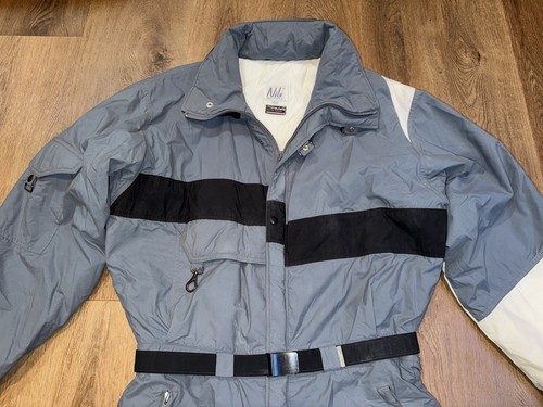 Vtg 1980s Ski Suit Mens One Piece Snowsuit Nils Jumpsuit Gore Tex Snow Bib Large - Picture 5 of 22