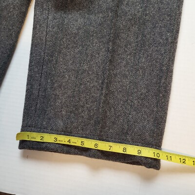 Vtg 1980s Thermo King Pants Mens 42x38 Wool Blend Gray