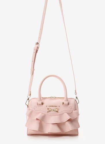 Samantha Vega 2 Way Hand Bag Shoulder Bag Kawaii Frill Ribbon Women's NEW - Picture 5 of 11