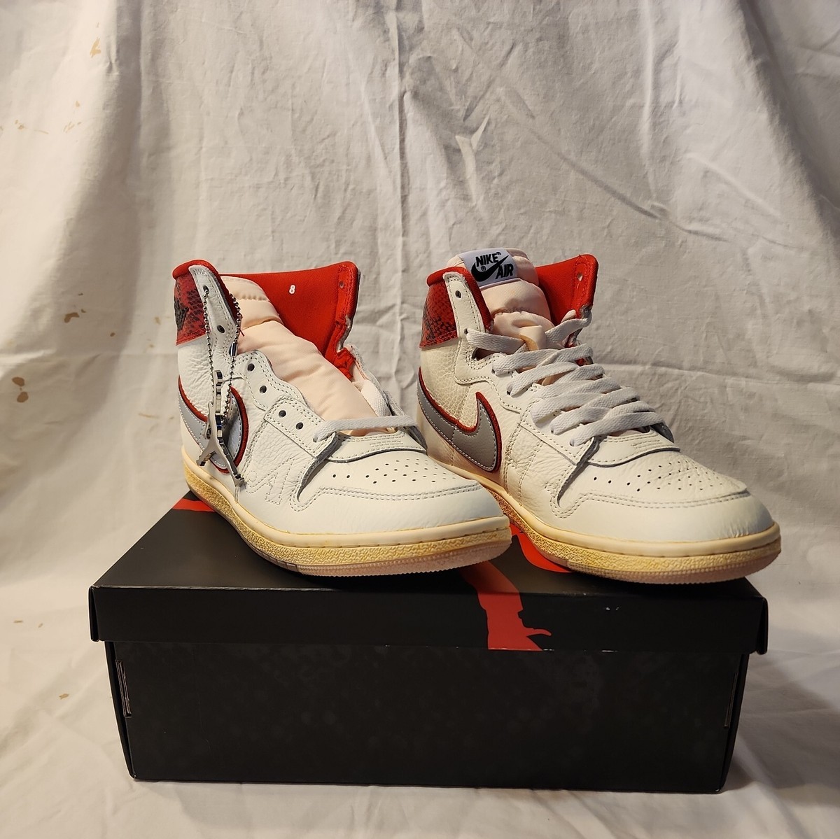 Size 8 - Awake NY x Jordan Air Ship PE SP University Red | eBay