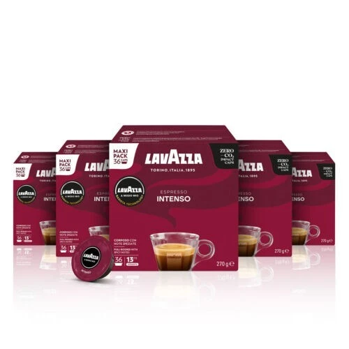 Lavazza A Modo Mio Idola Greige Macchina Caffè + 180 Caps Intenso Incluse - Foto 3 di 6
