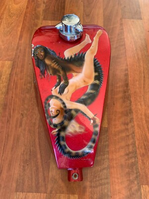 ⭐︎60’s survivor vintage chopper tank⭐︎ Vintage Chopper Gas Tank Old Paint Harley Shovelhead Survivor