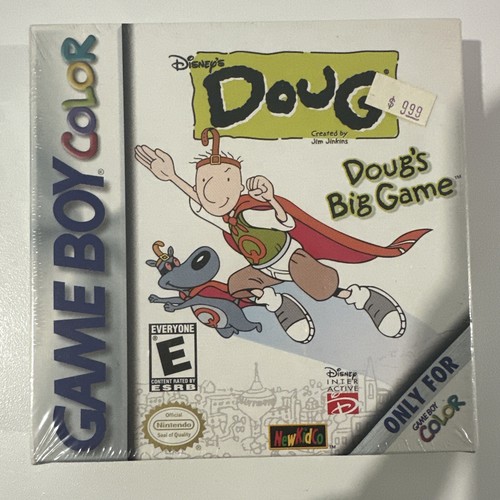 Disney's Doug: Doug's Big Game - Game Boy Color - Factory Sealed!