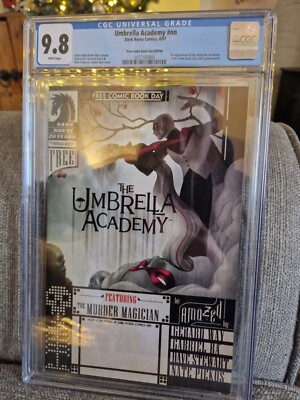  The Umbrella Academy FCBD #nn CGC 9.8 Gerard Way 2007 Dark Horse Comics 1st 