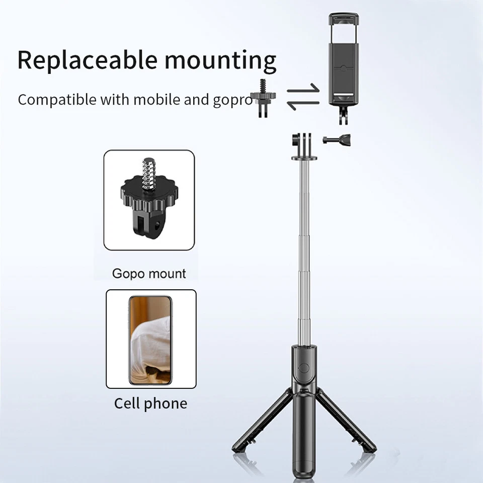 Selfie Stick Tripod 26-inch Bluetooth remote portable for iPhone and Android - Image 4 of 4