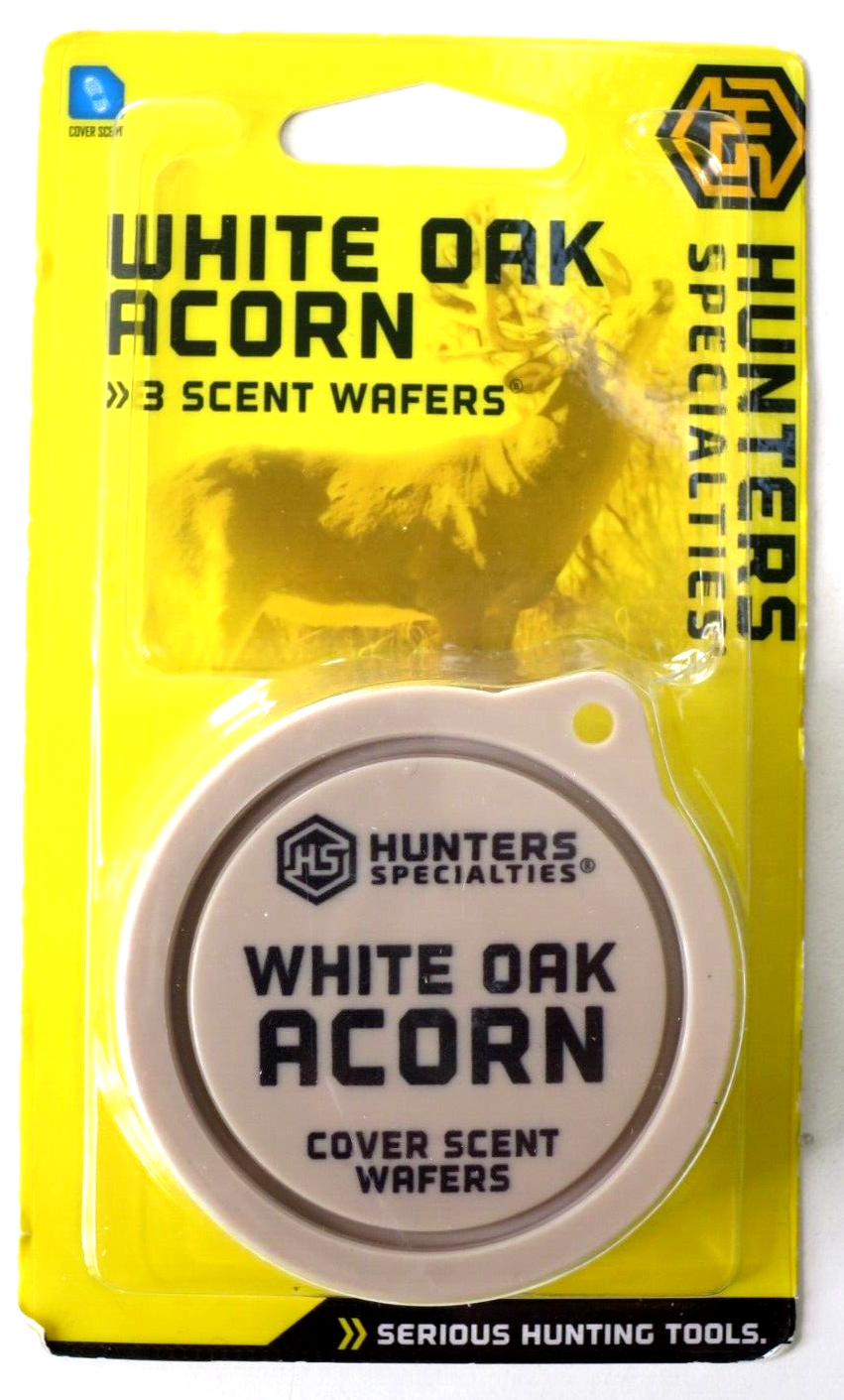 Hunters Specialties White Oak Acorn Cover Scent Wafers 3 Pack FAST
