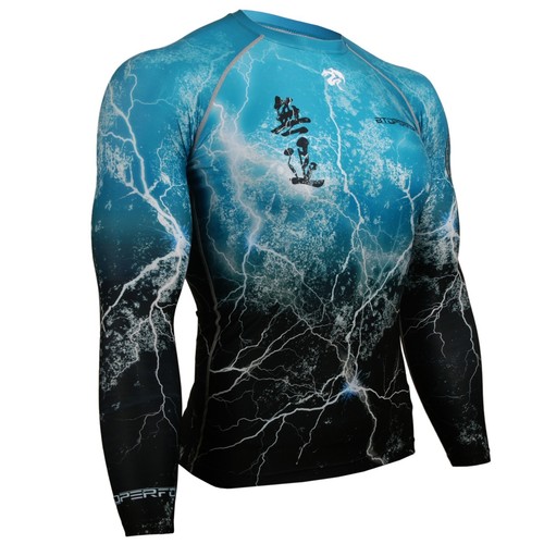 BTOPERFORM Compression shirt Base Layer Under Skin Tight Rash guard MMA Gym S-1 - Picture 31 of 44