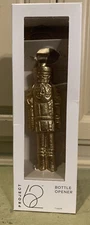 Project 62 Nutcracker Holiday Gold Metal Bottle Opener Barware Decorative NEW