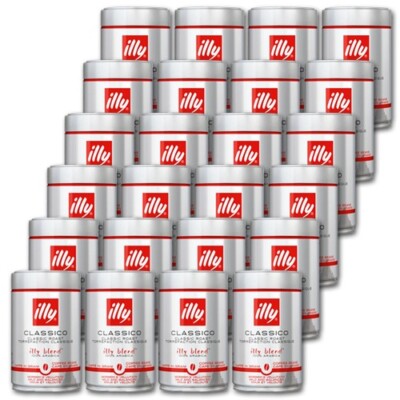 Illy Classico 24x250 Gr Bohnen Classic Roast, Preis ist inklusive Kaffeesteuer