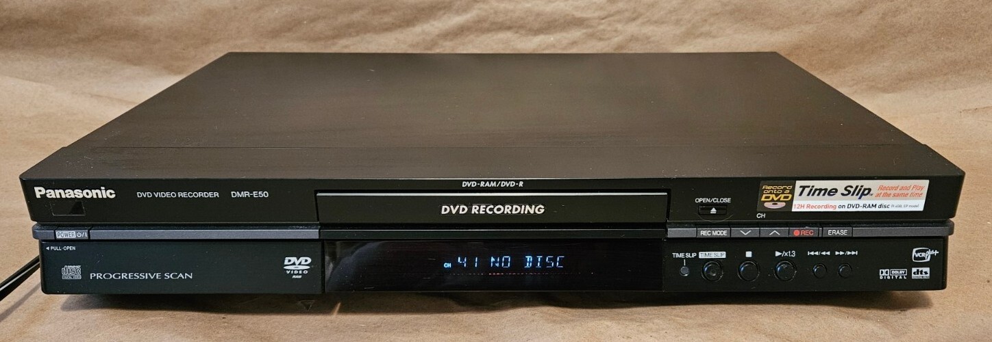 Panasonic DMRE50P DVD Recorder Player DVDRAM DVDR Record TV To DVD READ eBay