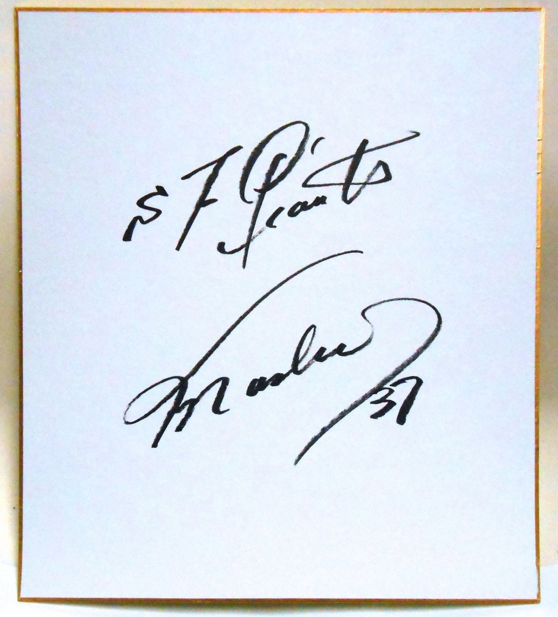 Masanori Murakami 村上 雅則 1st Japan MLB Signed Autograph