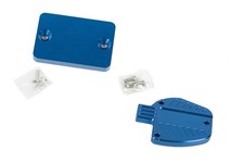 YFZ 450 04-06 Throttle Cover Master Cylinder Cover Billet Blue ARMAT