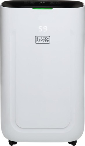 BLACK+DECKER BXEH60014GB 20L Smart Dehumidifier, 6.5L, White