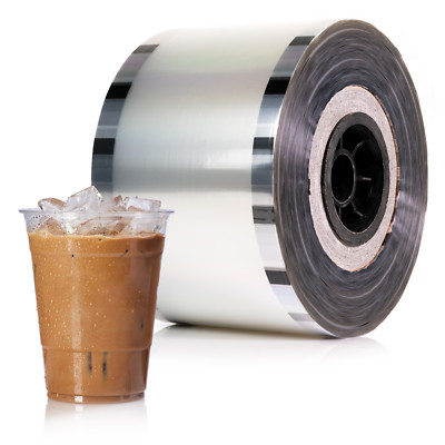 Cup Sealer Film Boba Bubble Tea Clear Sealing PP 3275 cups @ 90mm-105mm