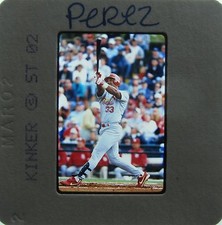 EDUARDO PEREZ ST LOUIS CARDINALS REDS ANGELS Devil Rays  ORIGINAL SLIDE 4 