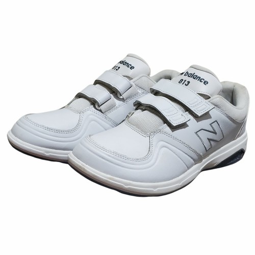 813 V1 Hook and Loop Walking Shoe White 