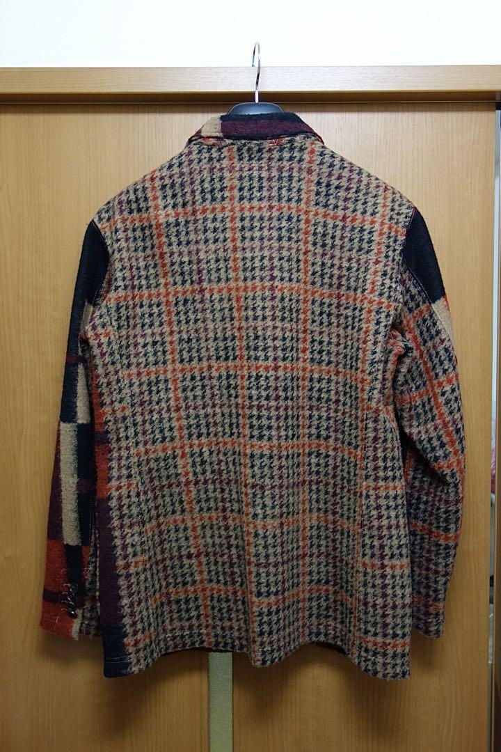 engineered garments 18aw knit jacket gun club check S size engineered garments 18aw knit jacket gun club check S size