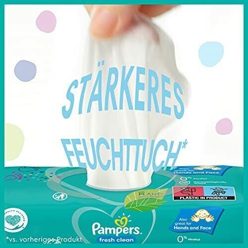 Pampers Fresh Clean Baby Feuchttücher, 1200 Tücher (15 x 80) Kostenloser Versand - Bild 2 von 8