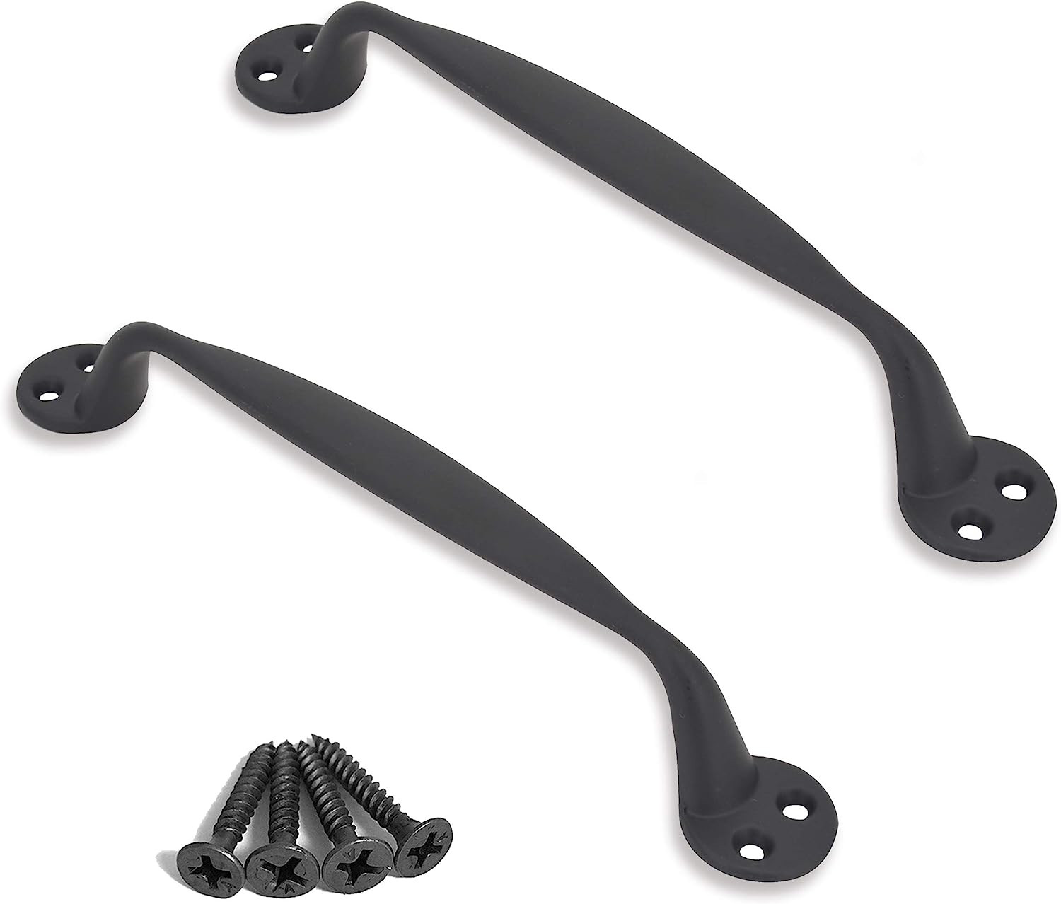 Ouvin Pack of 2 Rustic Door Pull Handle Barn Door Garden Gate Shed Pulls Handles