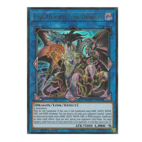 dragon f.g.d yugioh card price Amazon.com: YU-GI-OH! - Five-Headed Dragon (LC03-EN004) - Legendary  Collection 3: Yugi's World - Limited Edition main image 0