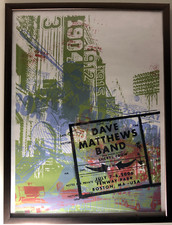 DAVE MATTHEWS BAND FENWAY PARK 7/7/06 CONCERT TOUR POSTER WITH FRAME + 2 TICKETS
