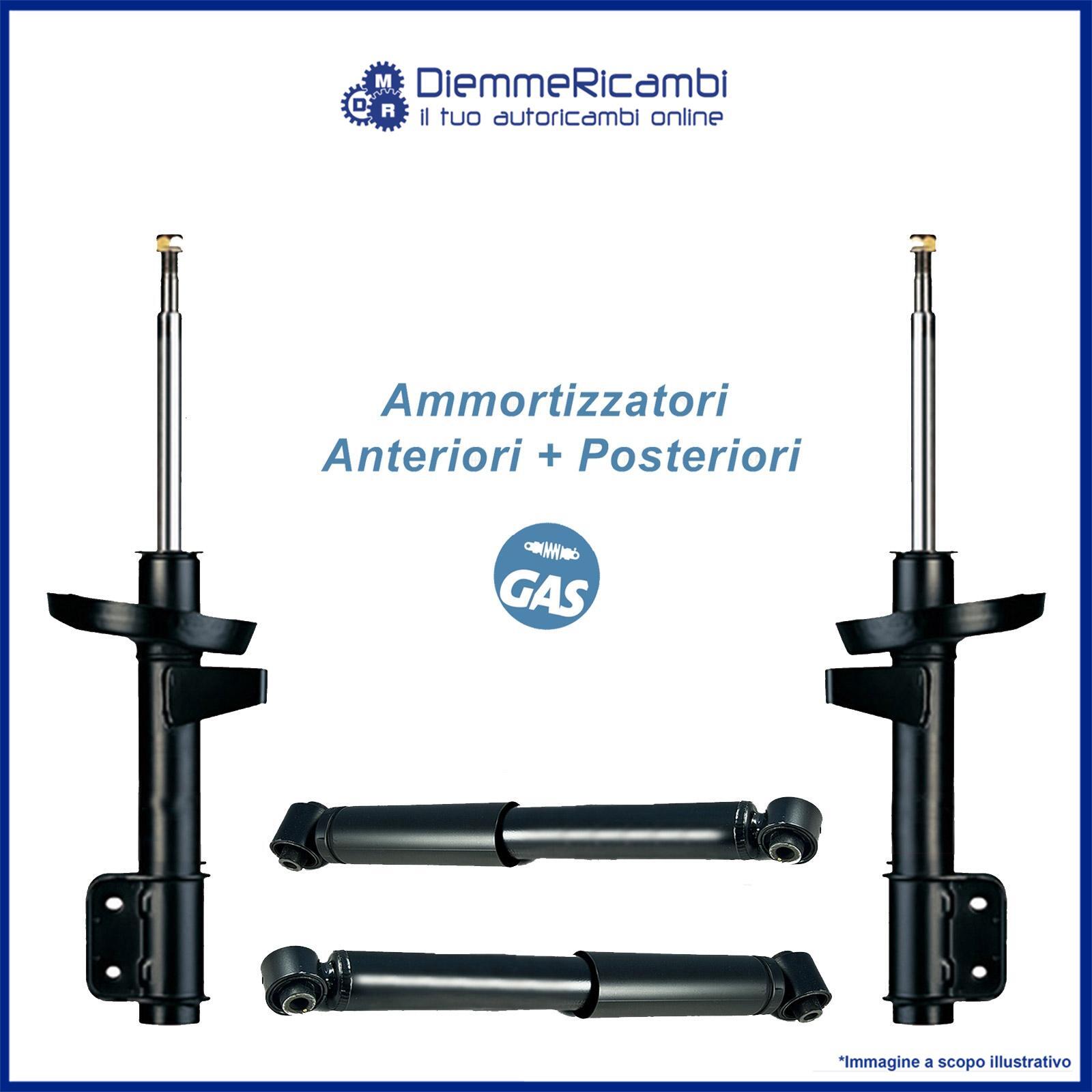 KIT 4 AMMORTIZZATORI ANTERIORI + POSTERIORI PER SMART fortwo - 451 - 2007 -> ...