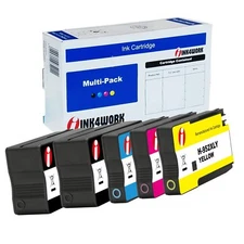 5pk REM Ink Cartridge For HP 952XL 952 XL OfficeJet Pro 8734 8735 8736 8740 8743