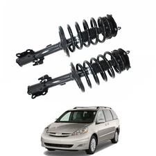 Front Complete Shock Struts Absorbers For 2005-2010 Toyota Sienna 172363 172364