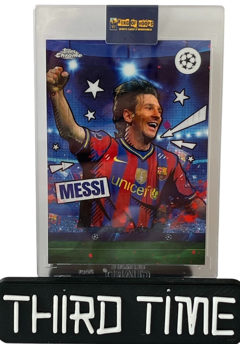 Topps Chrome UEFA LIONEL MESSI 世界399枚限定 2022-23 Topps Chrome UEFA Club Competitions SuperFractor #1