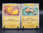 Pokemon Card Pikachu 051/162 & Raichu 052/162 Temporal Forces Bundle