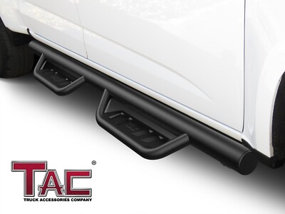 TAC EZ Drop Side Steps 2015-2026 Colorado Canyon Crew Cab Running Boards Black