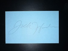 Jack Hannahan, TIGERS (2006 Debut) SIGNED 3x5 Index Card (HS)