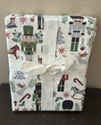 Envogue Christmas Tablecloth Santa Nutcracker African American Cotton 60”x84”