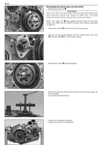 manuale officina riparazione KTM anno 2000-2006 + altri modelli in descrizione - Foto 2 di 3