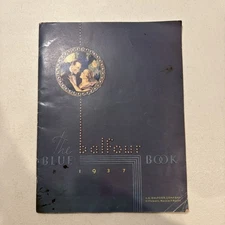 L. G. Balfour Company 1937 Edition Of The Balfour Blue Book Catalog