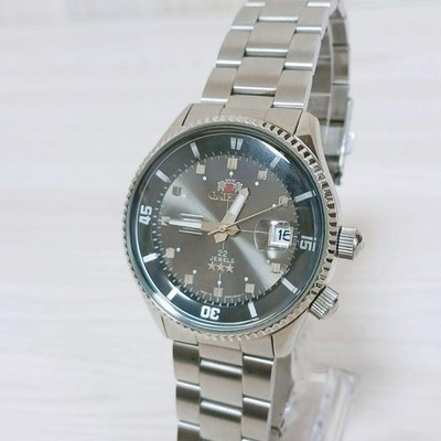 ORIENT King Master AA00-C0-B Automatic Men's Watch Silver Black Dial