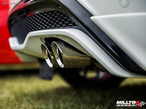 Milltek Sportauspuffanlage für Ford Fiesta ST Mk7 2x80mm doppelwandig - Picture 5 of 6