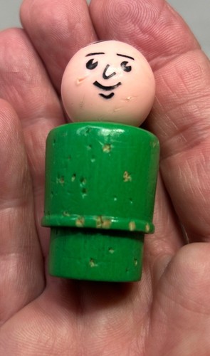 Vintage Fisher Price Little People 4 Holz 2 Kunststoff. Wirklich schön. Nicht perfekt. - Bild 21 von 23