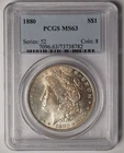 1880 P MORGAN Silver Dollar **PCGS MS63** FREE SHIPPING! G2081